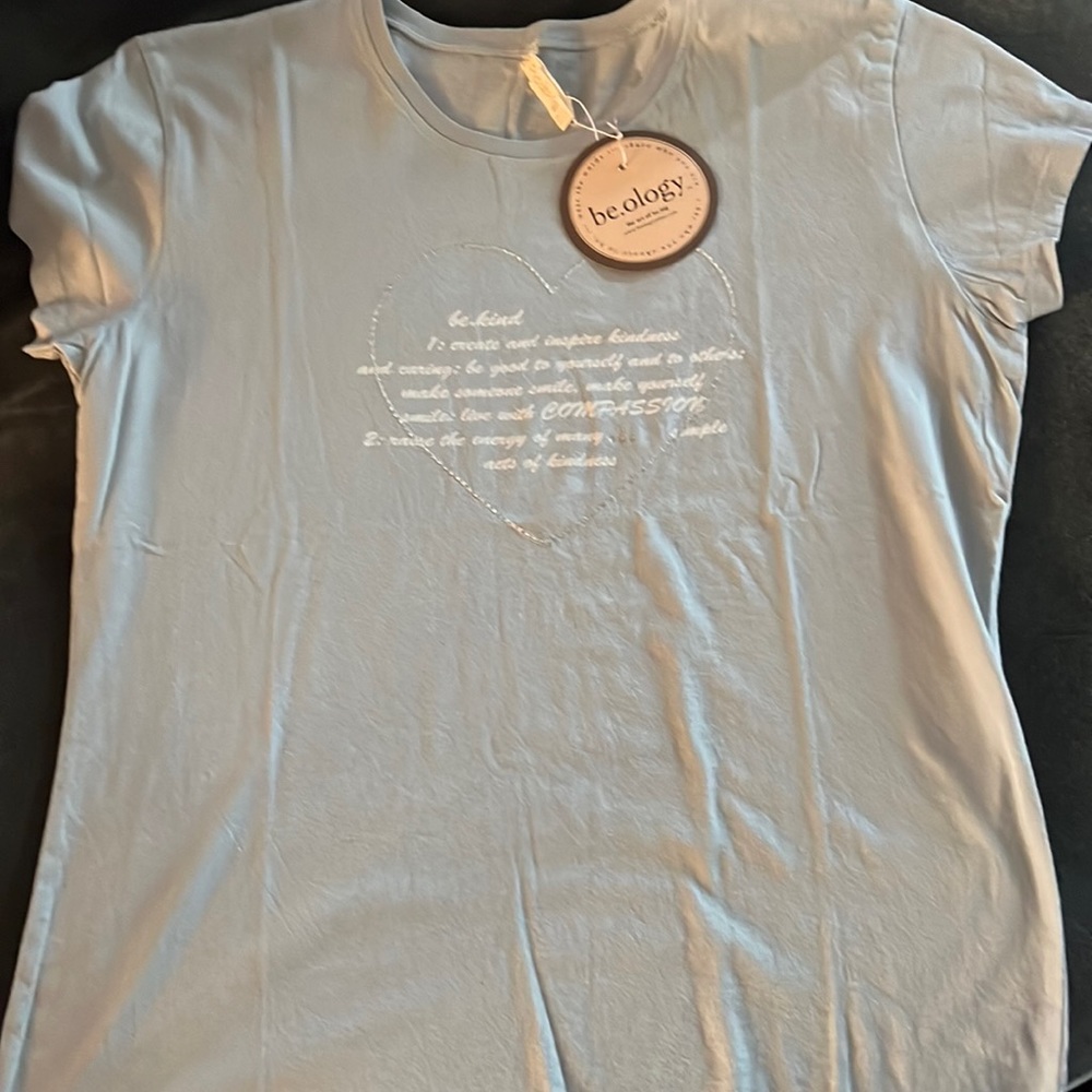 COPY - Be Ology BE KIND blue/grey XL T-shirt